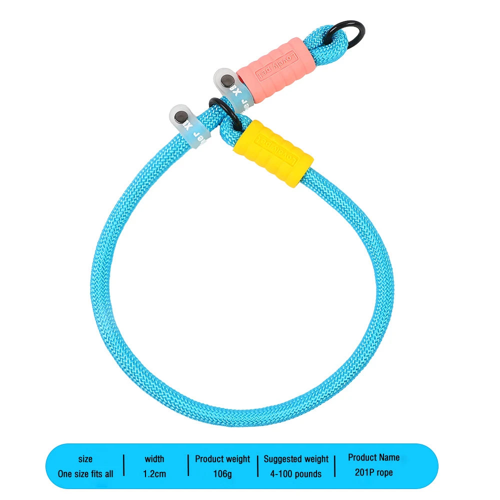 Anti-Slip Nylon Dog Lead — Lightweight & Wear-Resistant