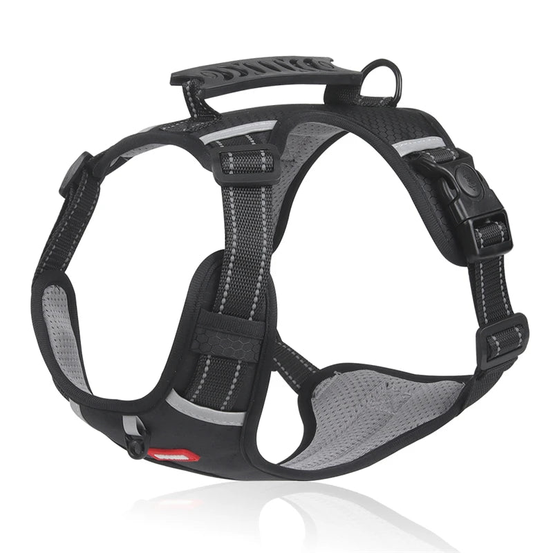 Adjustable Reflective Dog Harness - Safety Vest for Small & Large Dogs