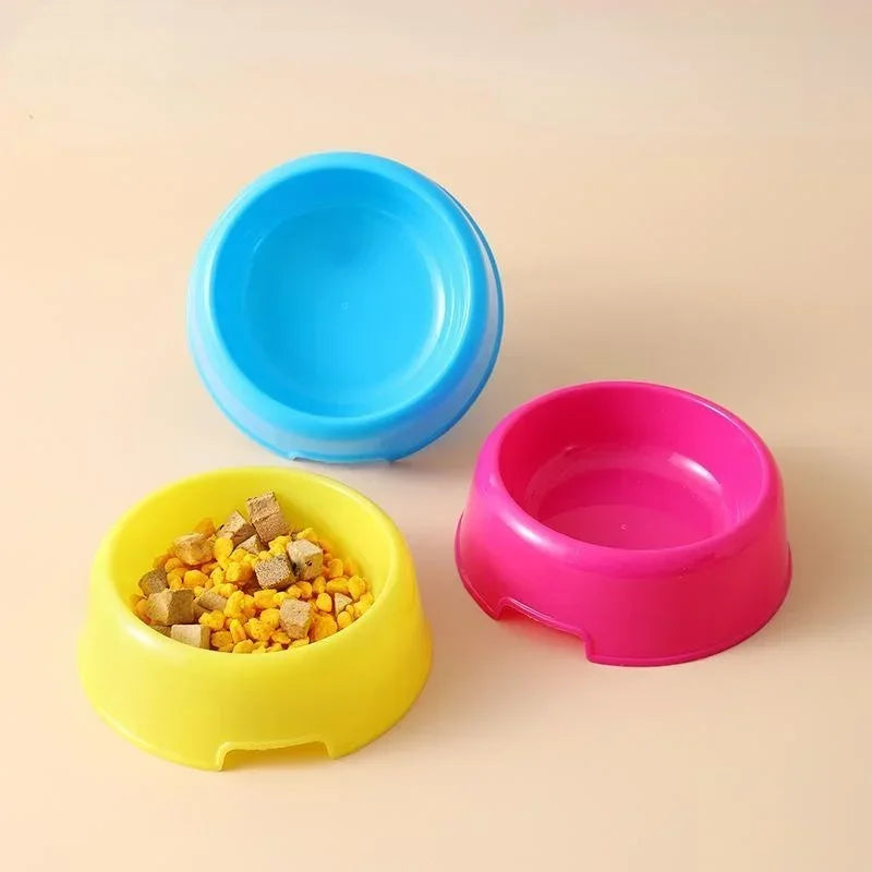 Plastic Food & Water Bowl for Dogs & Cats