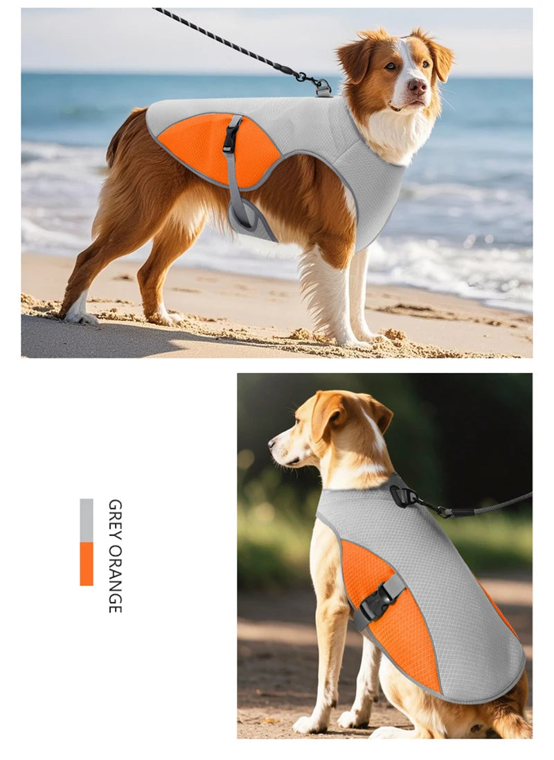 Dog Cooling Vest & Reflective Harness Jacket