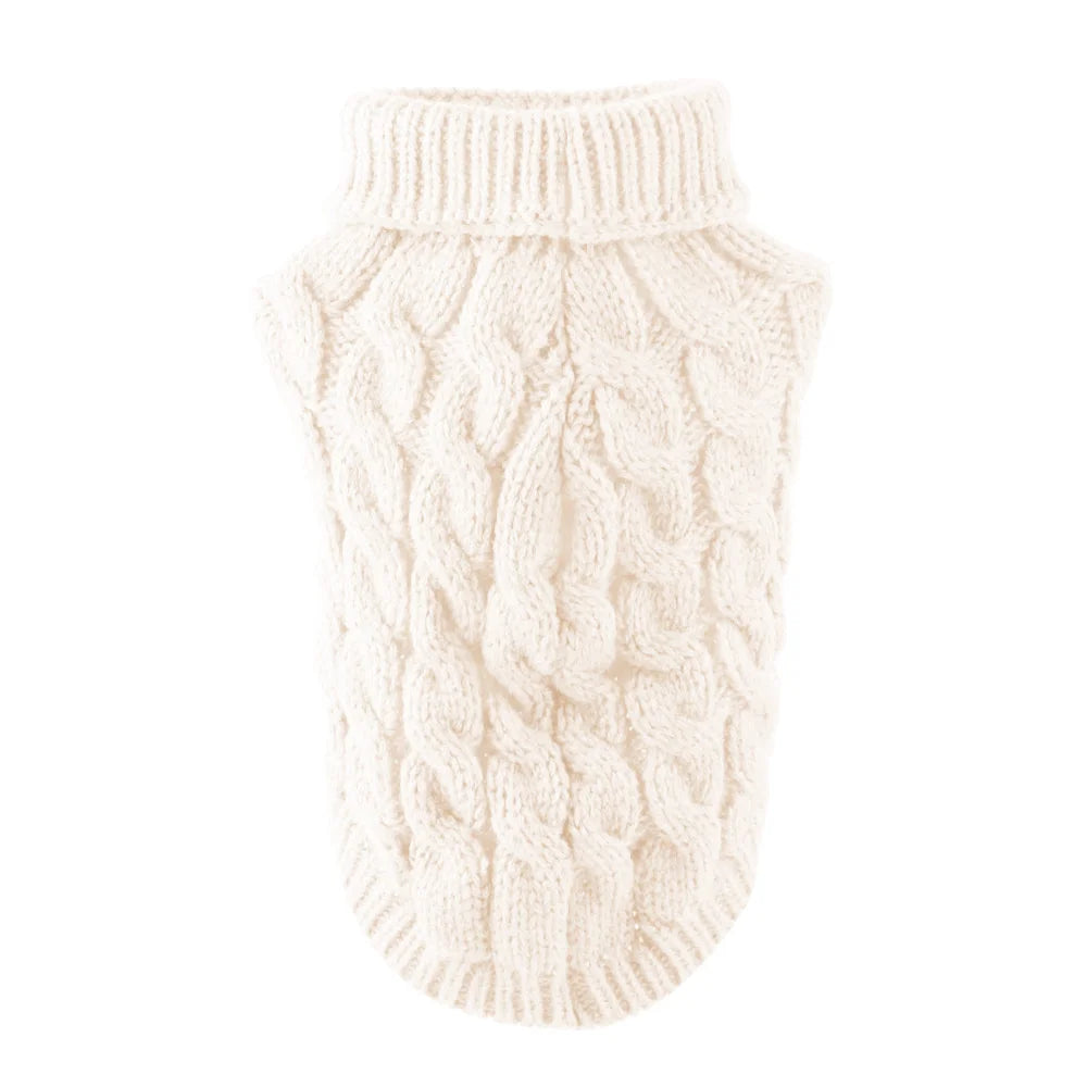 Knitted Pet Sweater for Cats & Small Dogs — 7 Colours, XS–XL