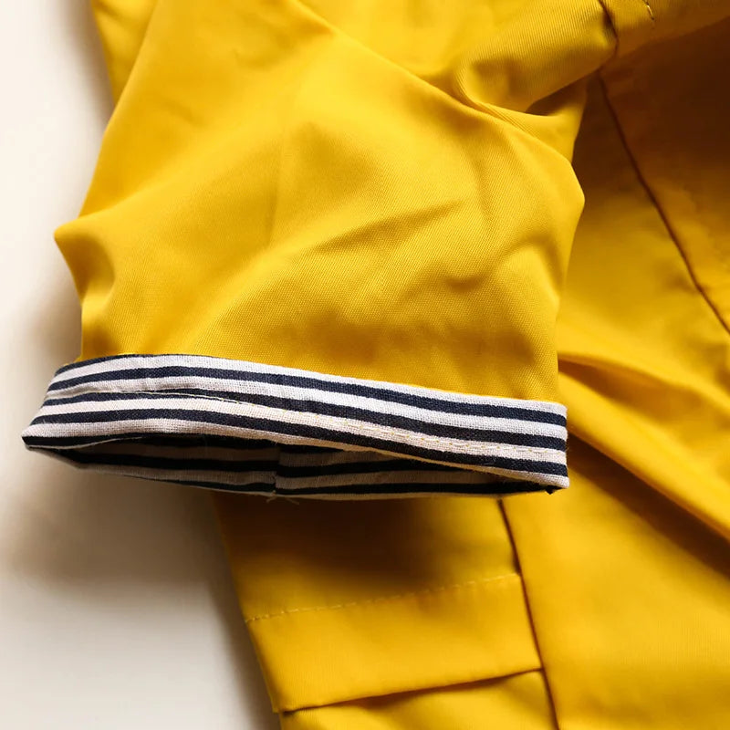 Waterproof Striped Raincoat for Dogs