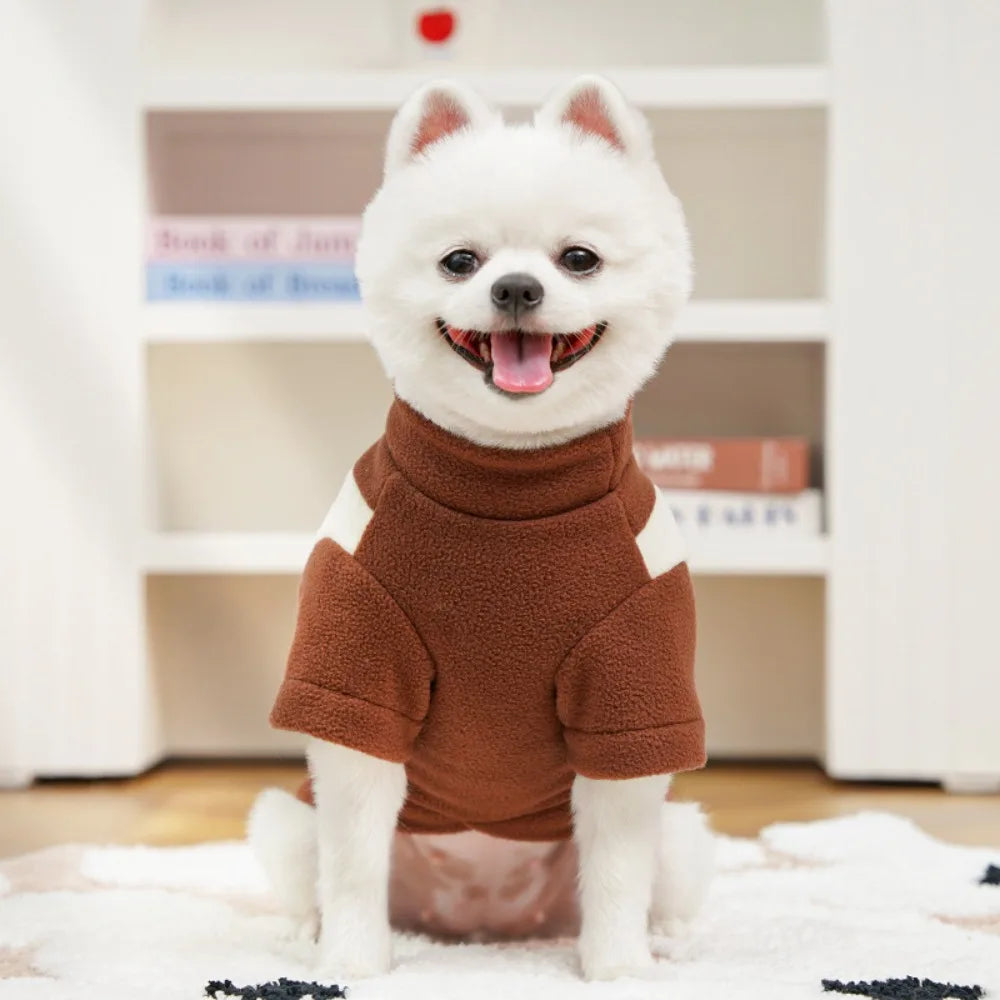 Soft Fleece Dog Hoodie & Warm Winter Coat
