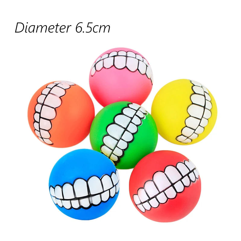 Squeaky Ball Toys for Small Dogs — 6cm