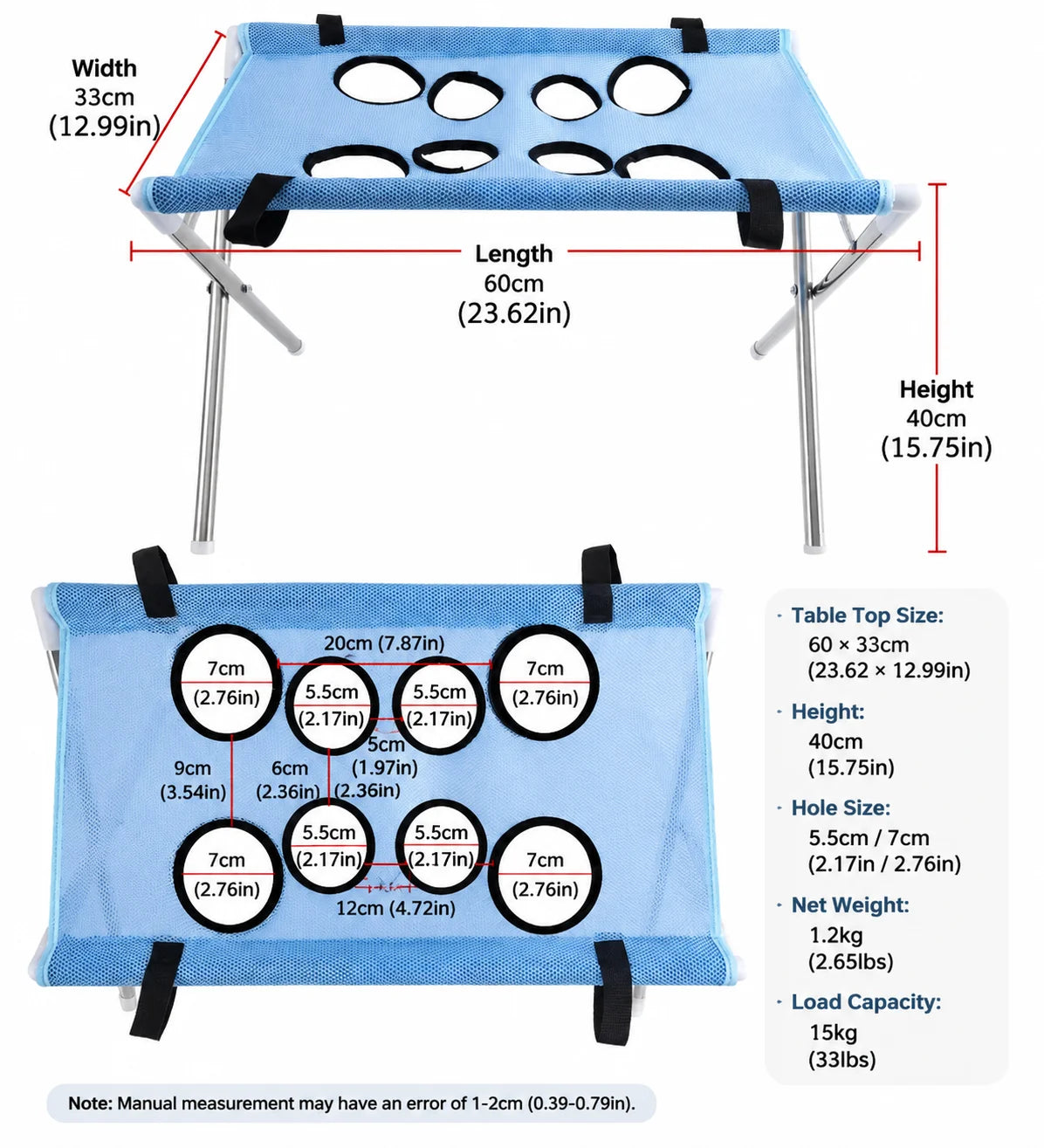 Portable Pet Grooming Bath Hammock Stand for Small Dogs & Cats