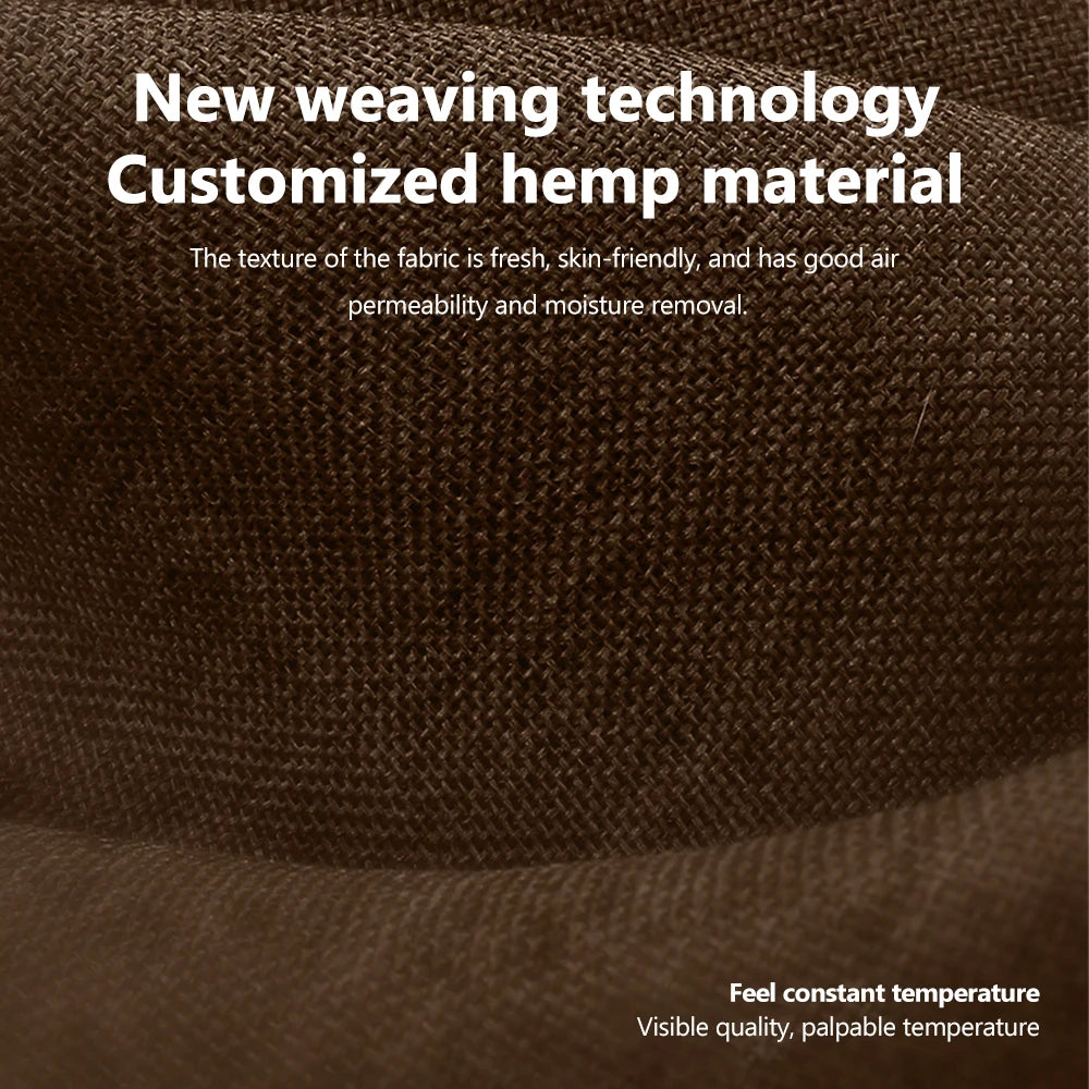 Universal Breathable Flax Car Seat Cover & Cushion Protector
