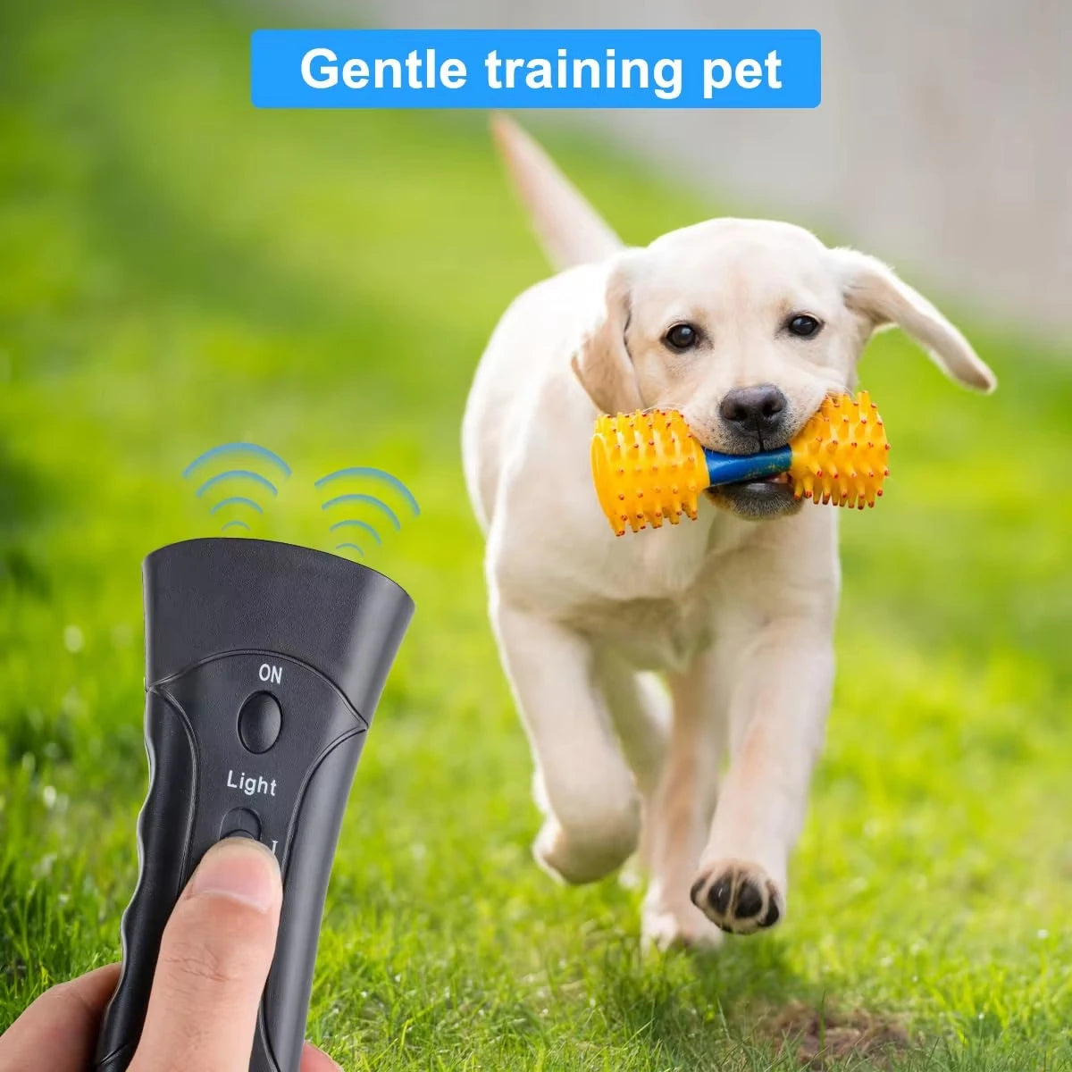 Ultrasonic Anti-Bark Dog Training Device with LED