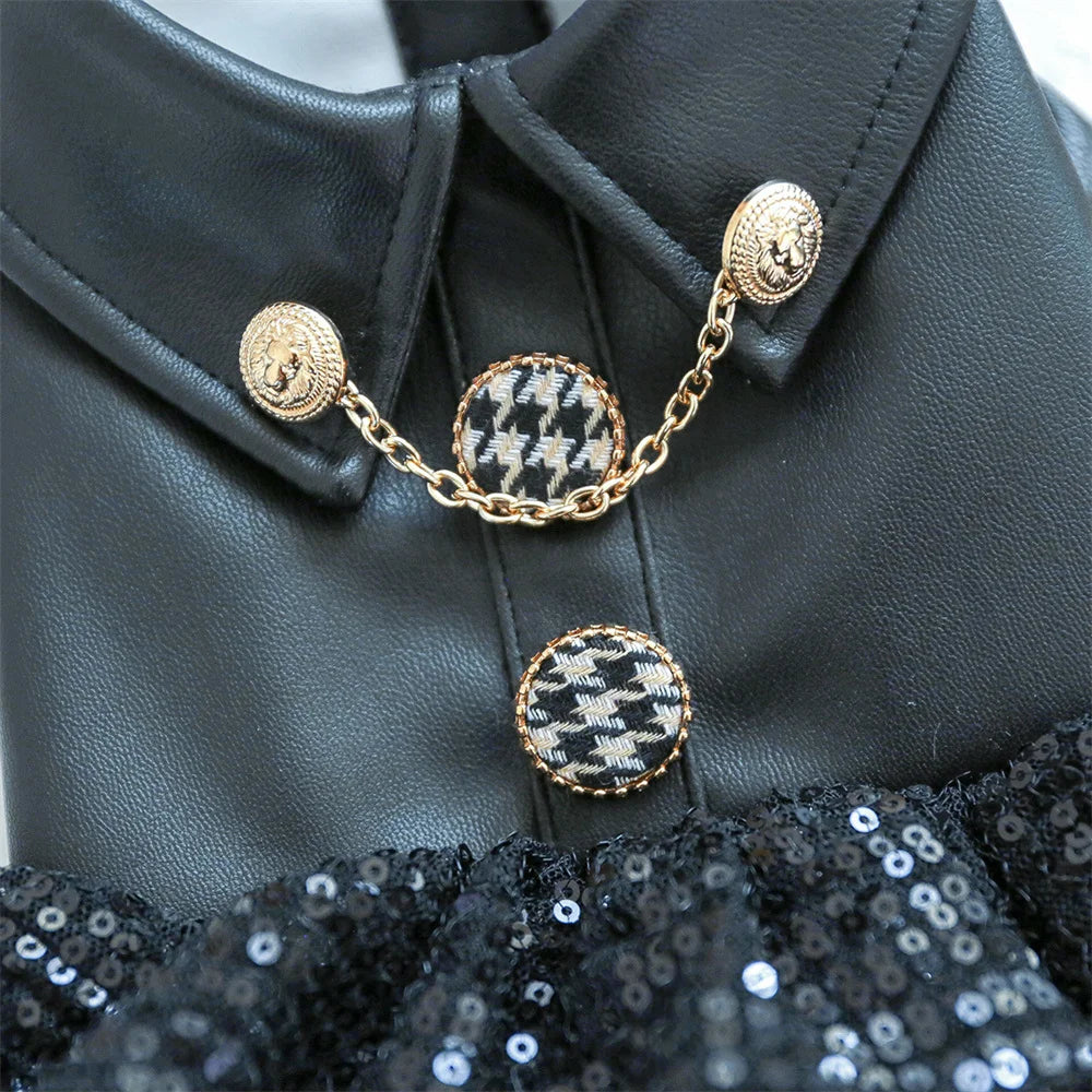 Sequin & Lace Pet Dress