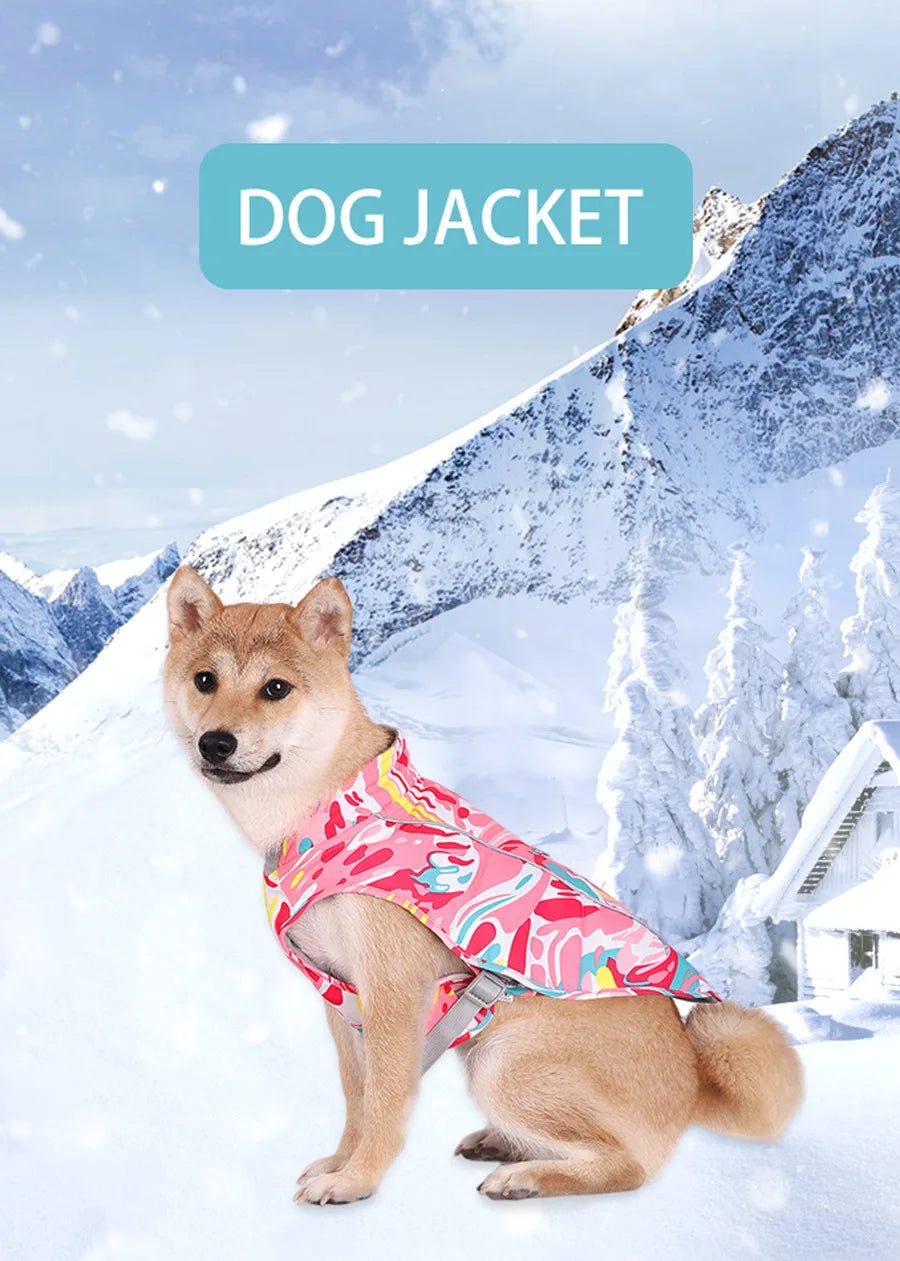 Waterproof Reflective Dog Jacket Vest Harness