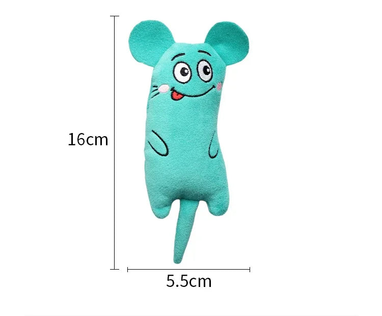 Catnip Chew Toy - Interactive Thumb Bite Toy for Dental Health and Play