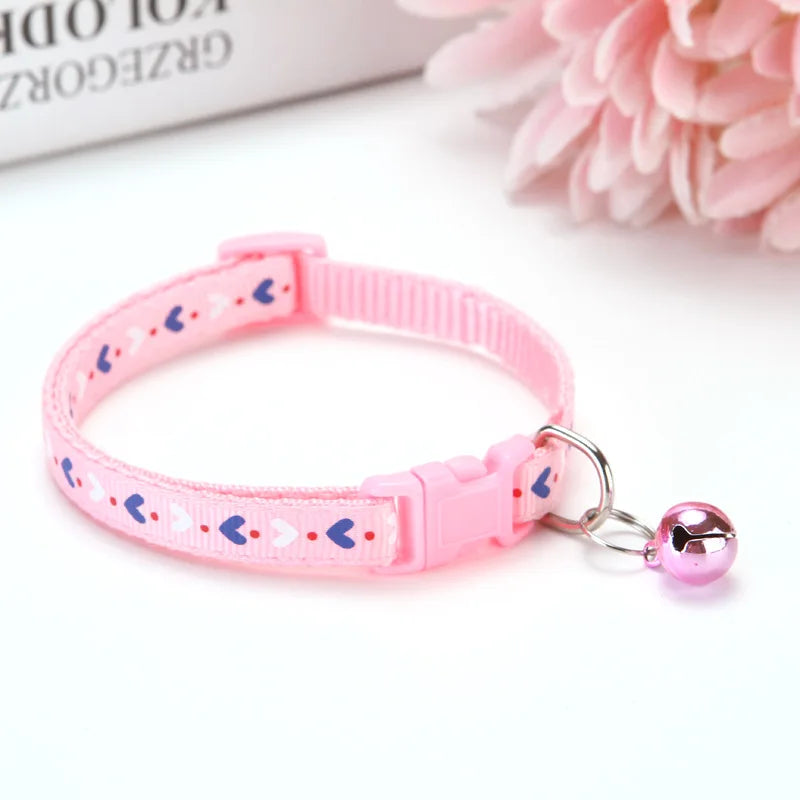 Adjustable Cat Collar with Bell