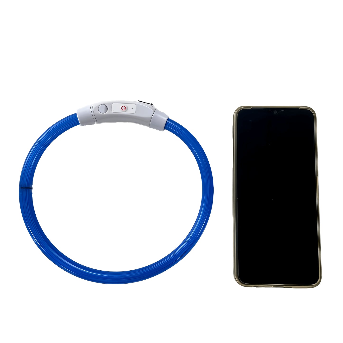 Collier lumineux LED pour chien - Collier de sécurité rechargeable par USB pour une visibilité nocturne