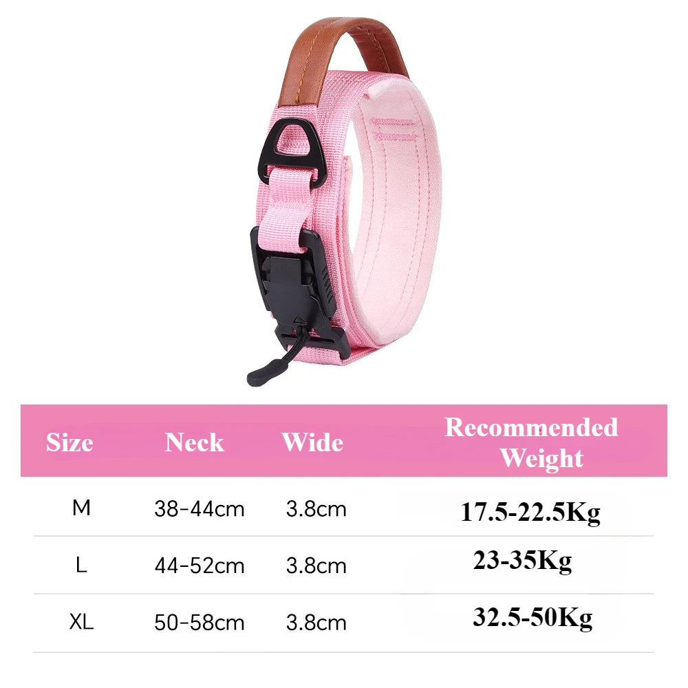Adjustable Tactical Training Collar for Medium & Large Dogs