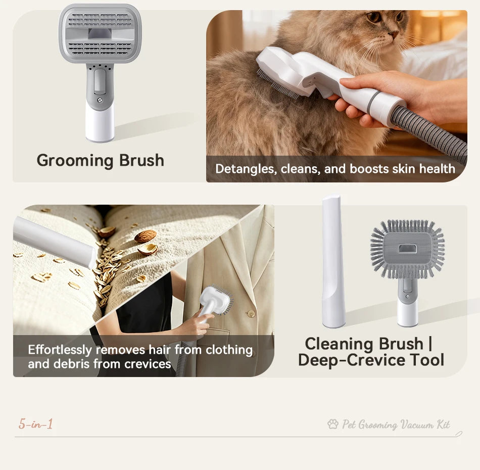 Dog Grooming Vacuum & Clipper Kit