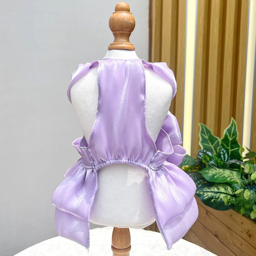 Bowknot Princess Dress for Small Dogs & Cats