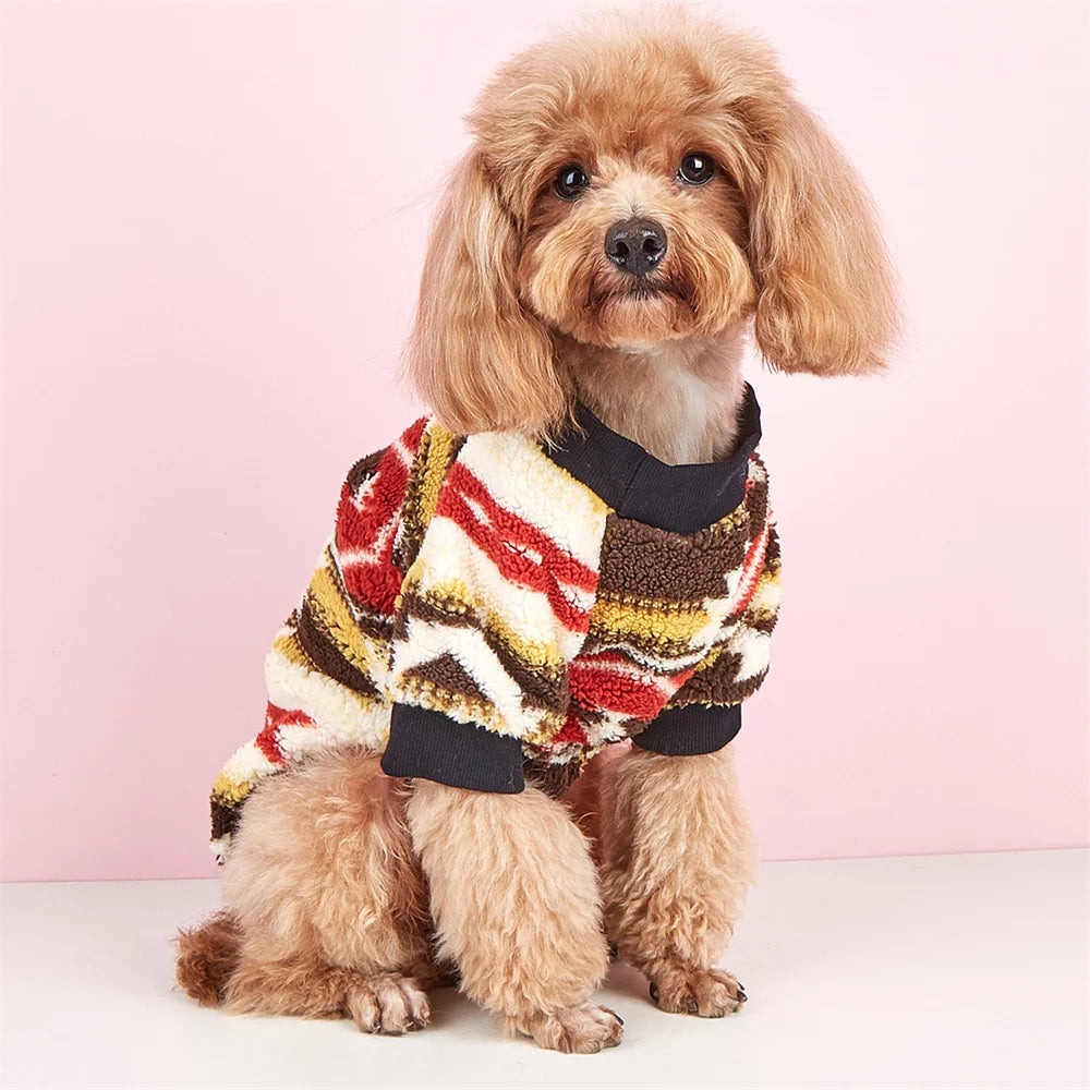 Fleece Winter Sweater for Cats & Small Dogs