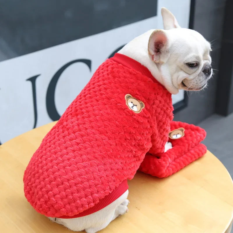 Manteau pull chaud pour chiot | Pull d'automne-hiver pour chiens et chats de petite taille