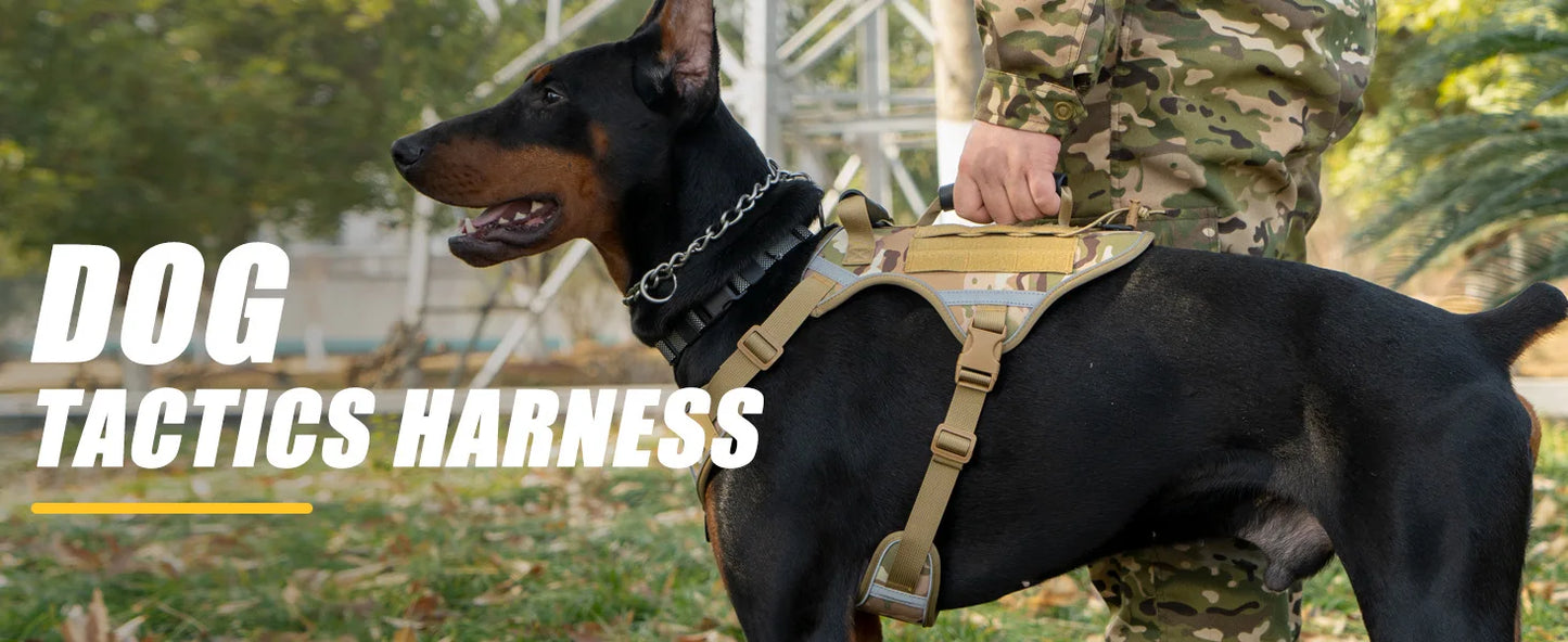 Tactical Dog Harness for Large Dogs