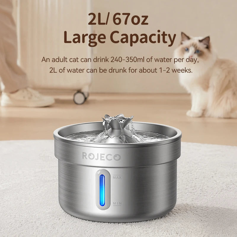 Stainless Steel Smart Pet Water Fountain