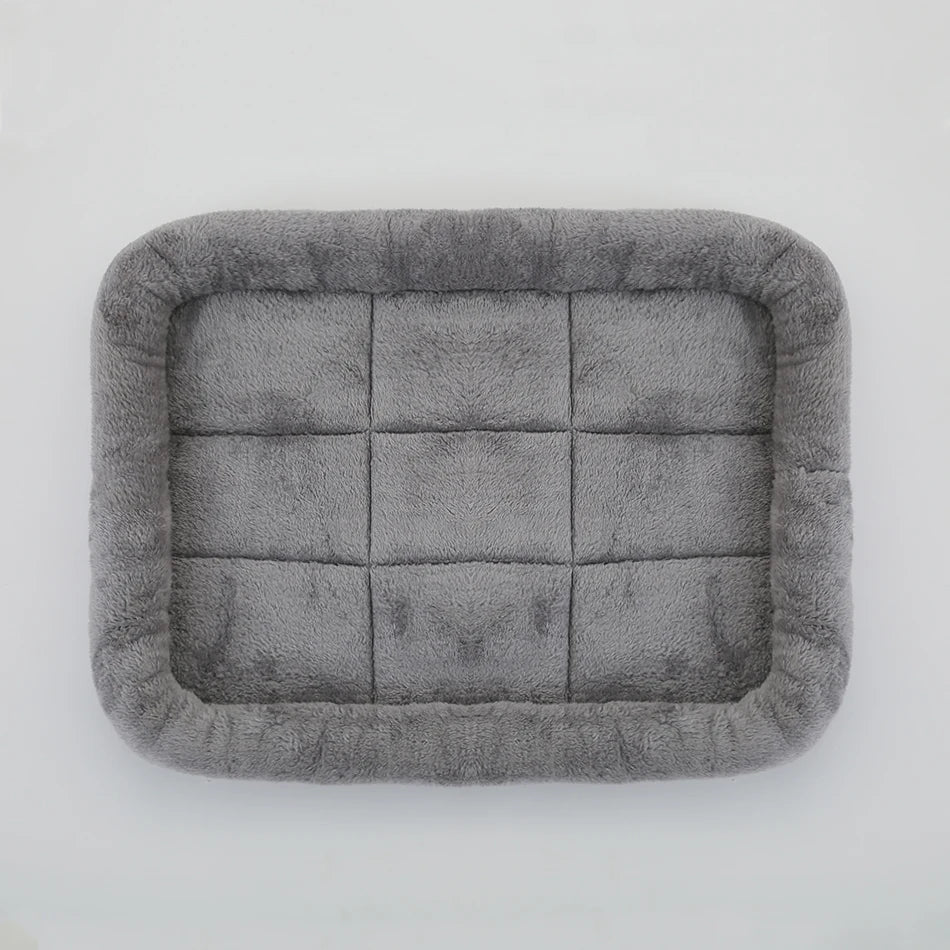 Soft Plush Pet Bed Mat – Calming Cushion for Cats & Dogs, S to XXL