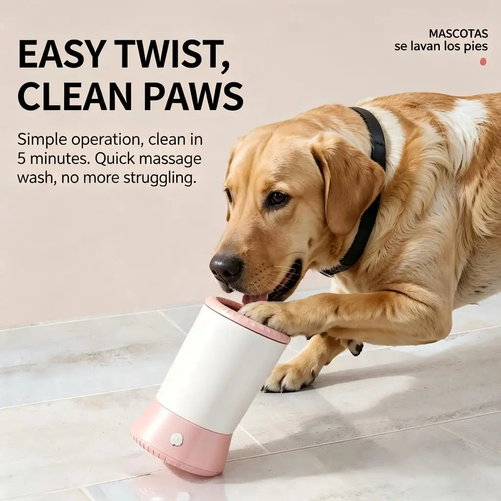 IP67 Waterproof Electric Paw Cleaner | Dual Speed | 10-Day Battery