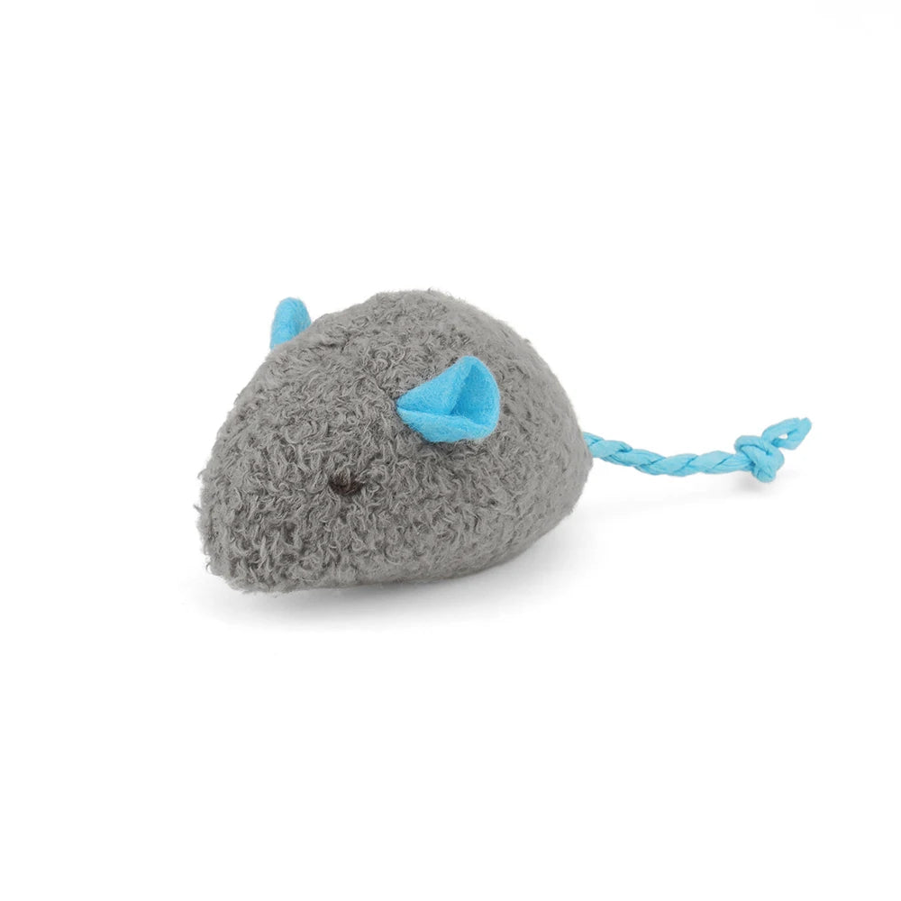 Catnip Plush Mouse Cat Toys — 12 Pack