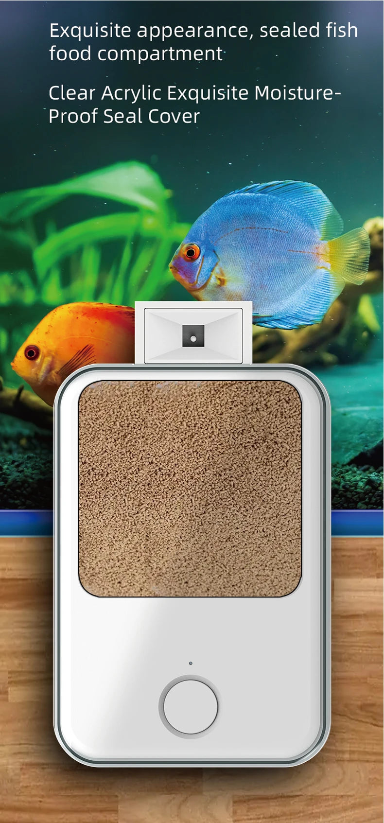 Smart WiFi Automatic Fish and Turtle Feeder - Multiple Capacity Options