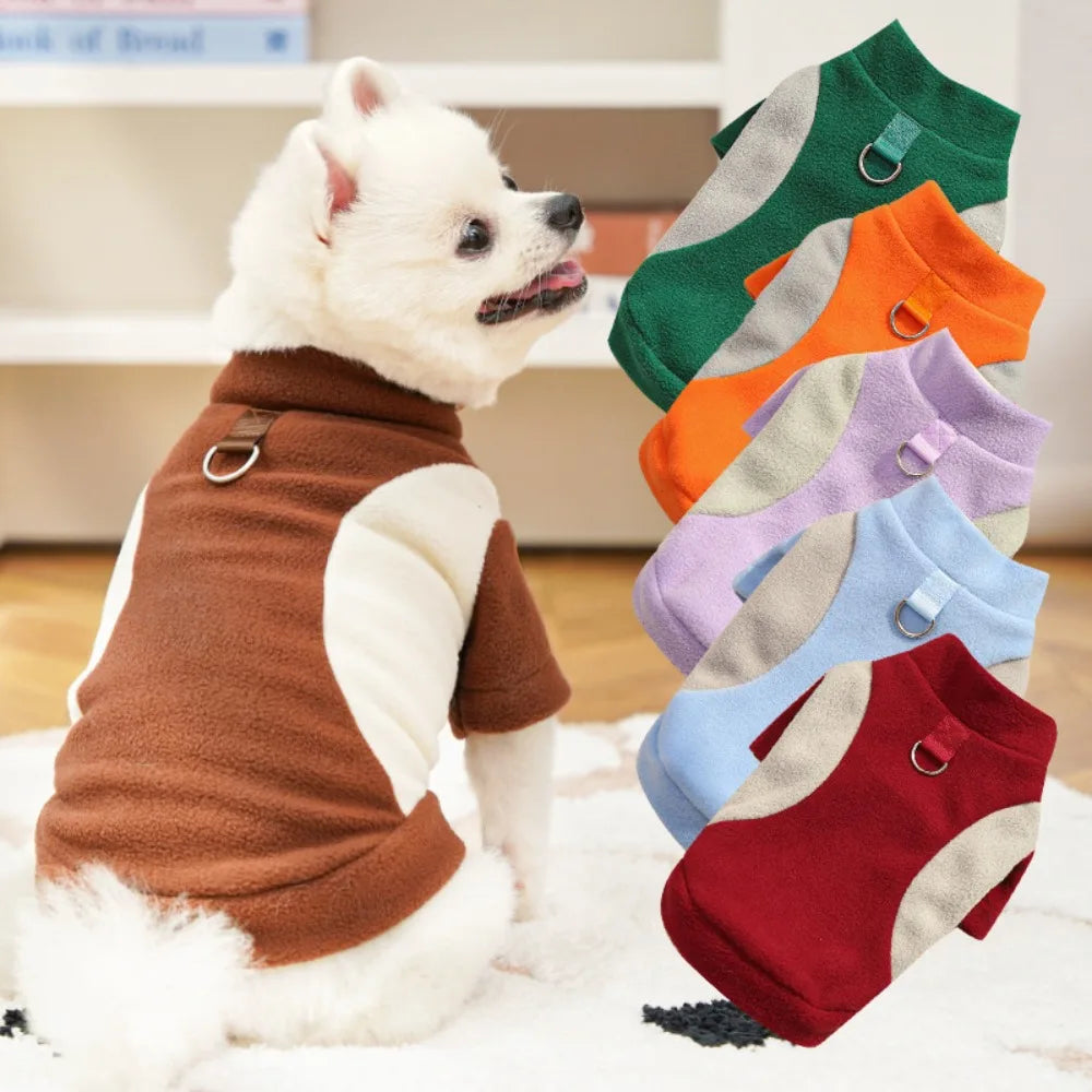 Soft Fleece Dog Hoodie & Warm Winter Coat