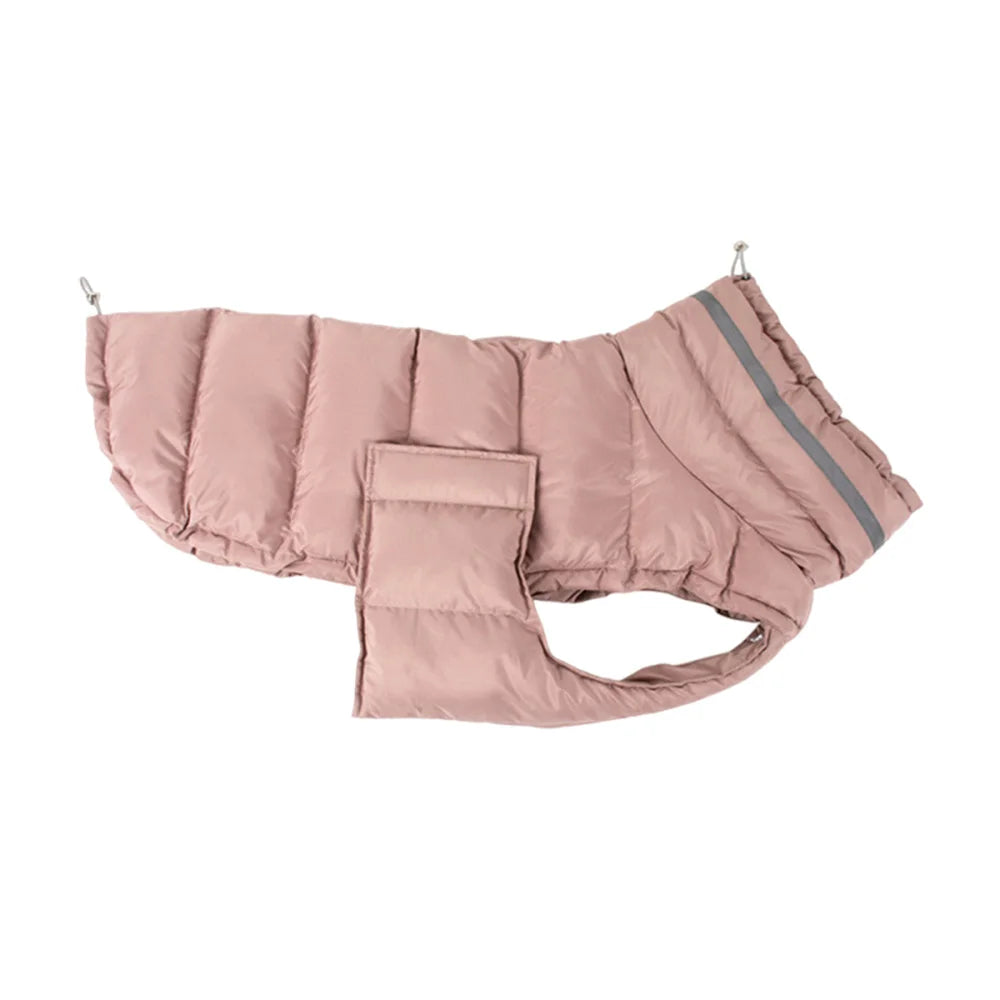 Waterproof High-Collar Down Jacket for Dogs