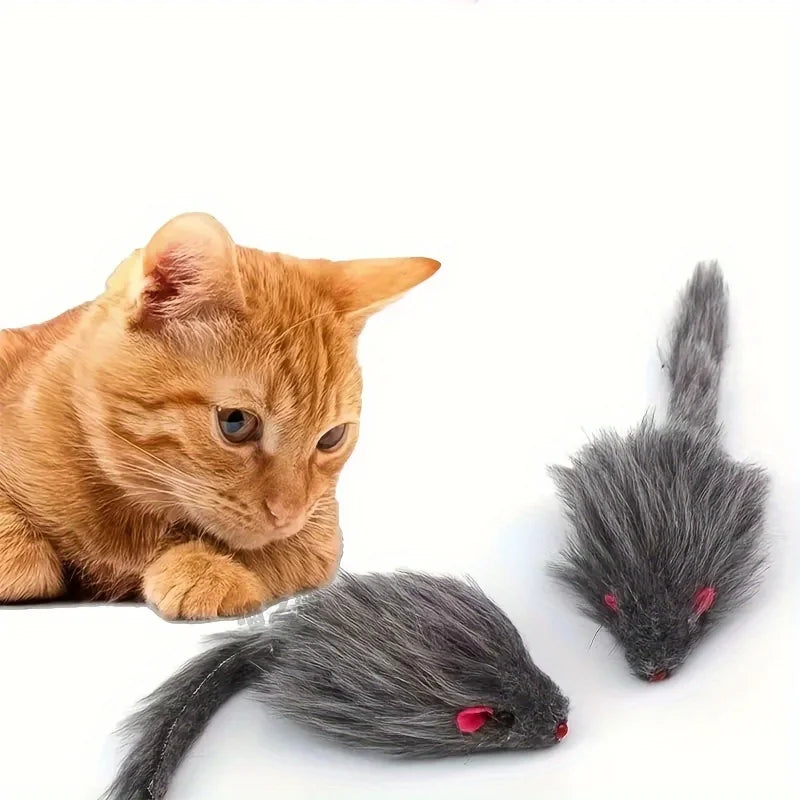 Jouets en peluche pour chats avec clochette - Lot multiple