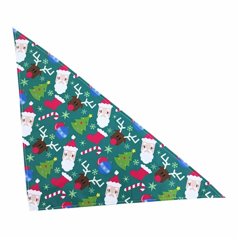 Dog Bandana Collar - Festive Pet Scarf for Small Dogs and Cats