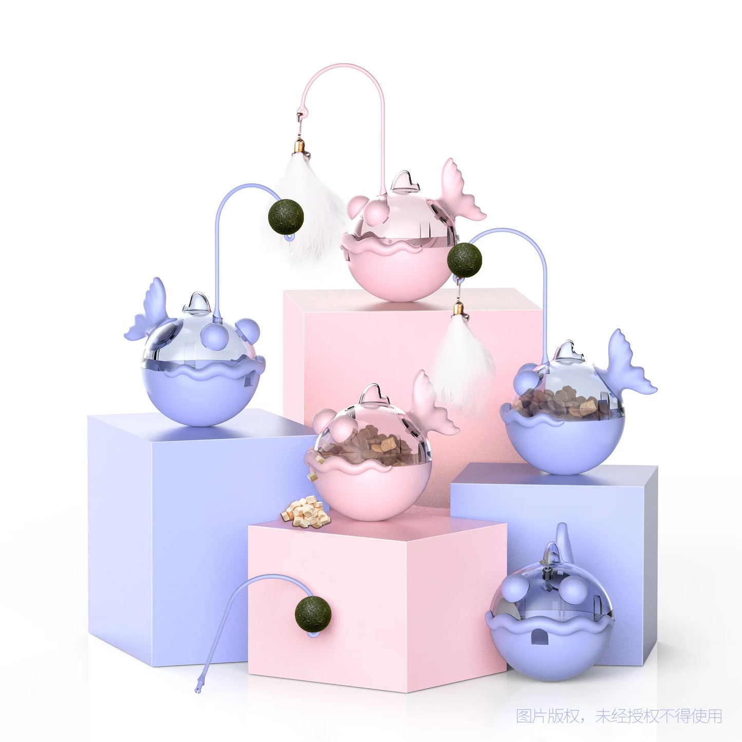 Anglerfish Tumbler Cat Toy