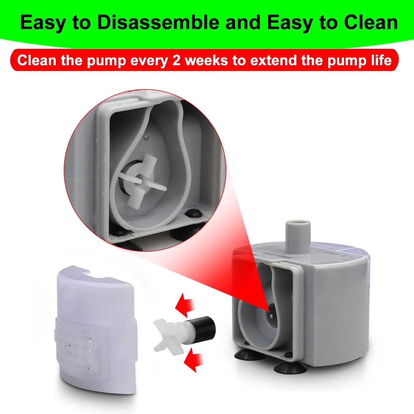 Cat Water Fountain Pump Replacement - SMA-800 Submersible Motor