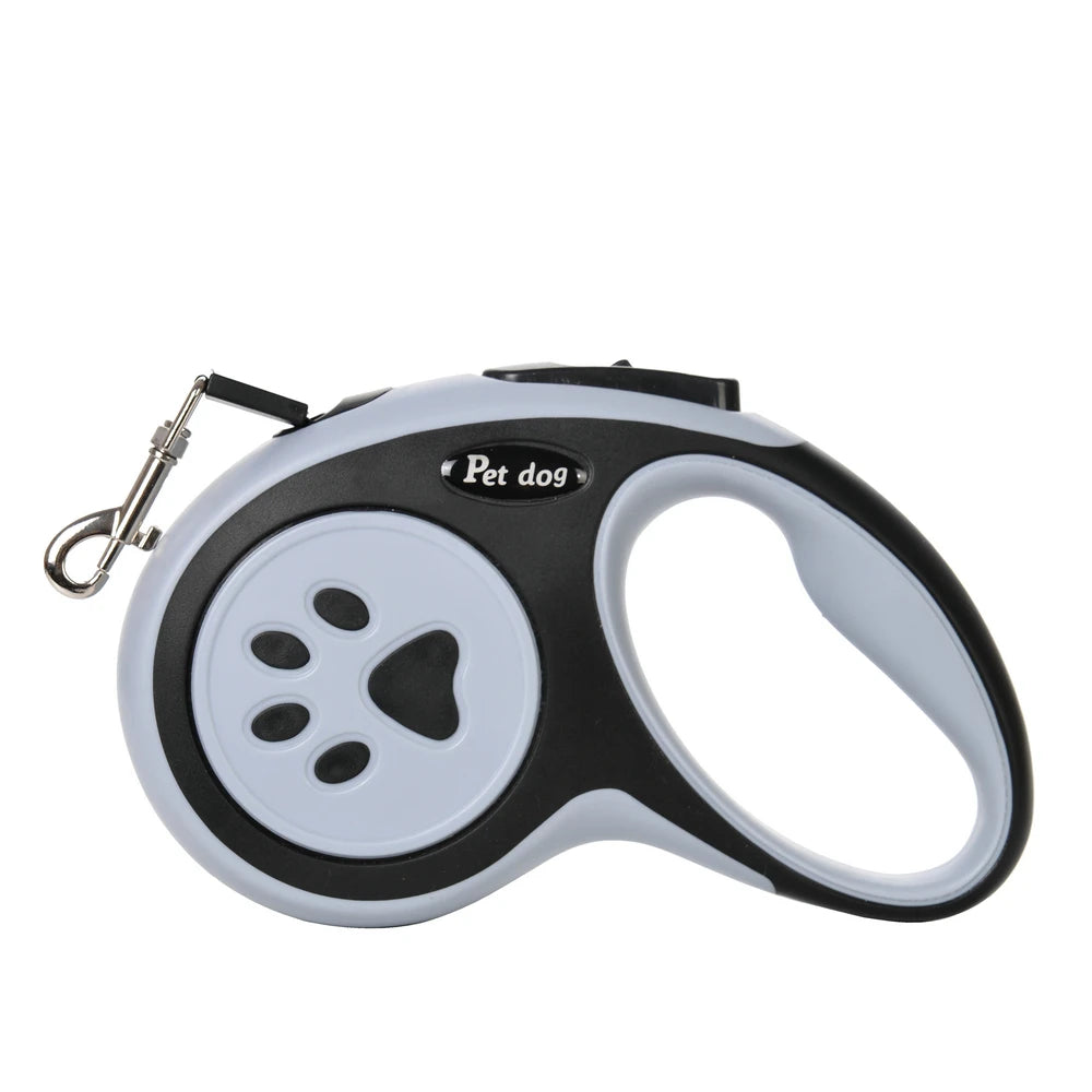 Retractable Dog Leash with One-Button Lock