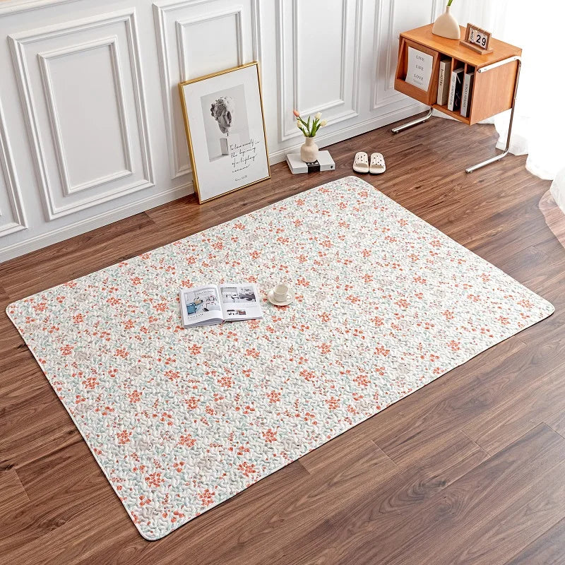 Washable Cotton Pet Floor Mat – Multi-Use Bedding Pad