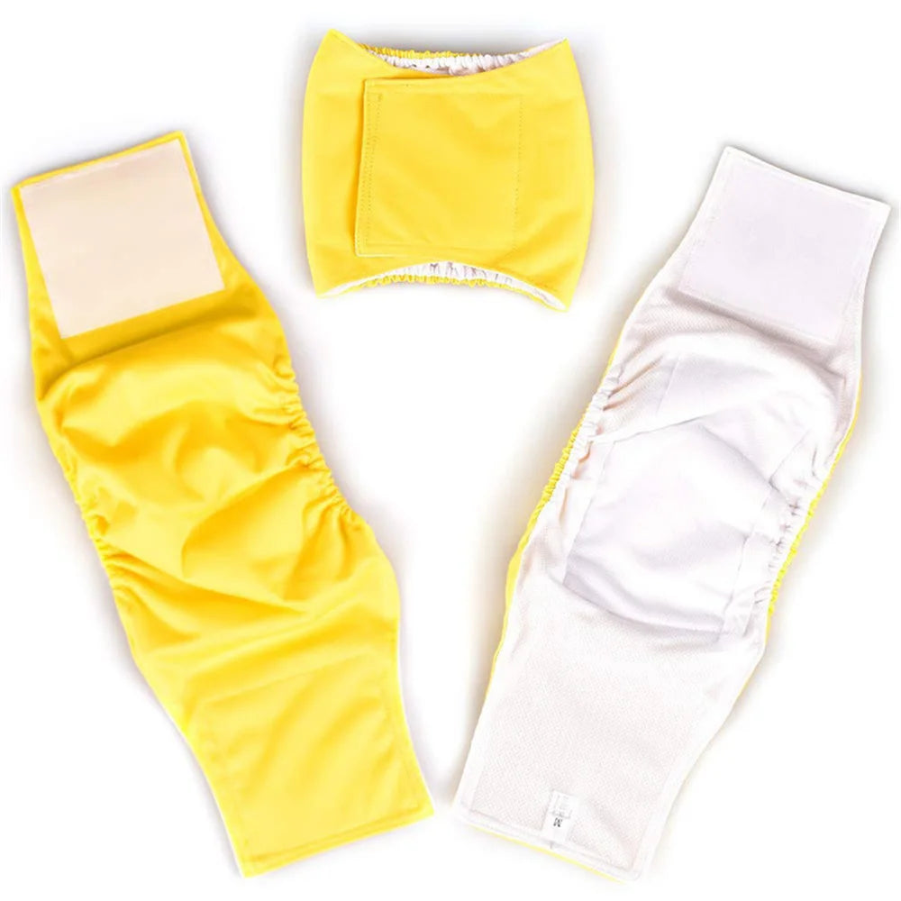 Reusable Waterproof Male Dog Belly Band Nappy Wraps