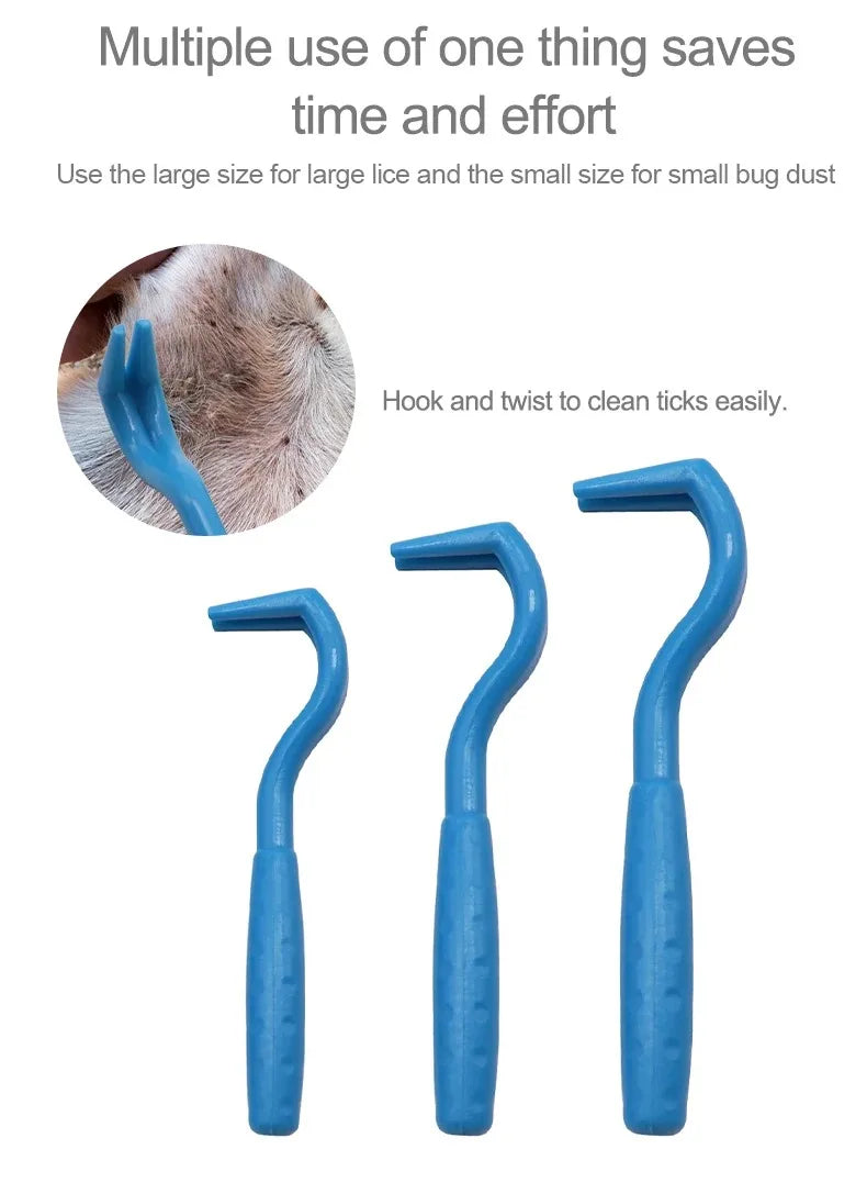 Tick Remover Hook Set for Pets & Humans – 3 Sizes