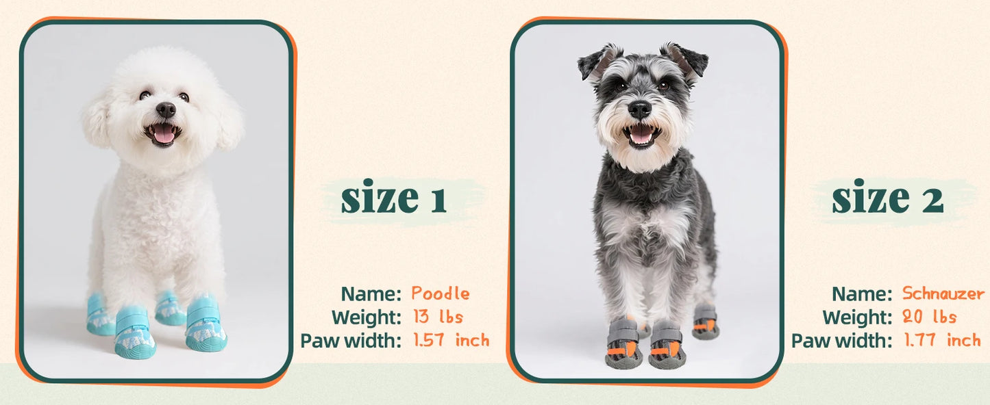 Summer Dog Boots for Hot Pavement Protection