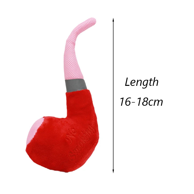 Squeaky Plush Slipper Chew Toy for Small Dogs