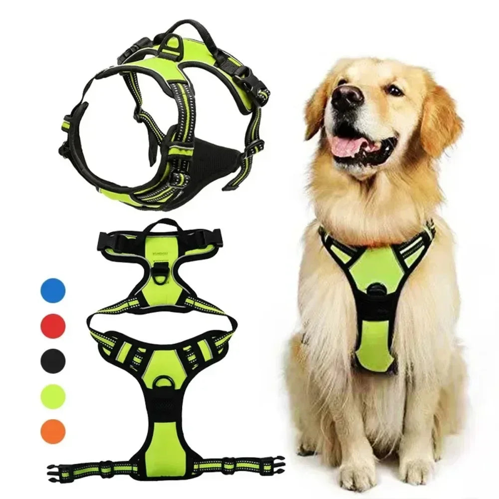 Reflective Adjustable Vest Harness for Dogs and Cats