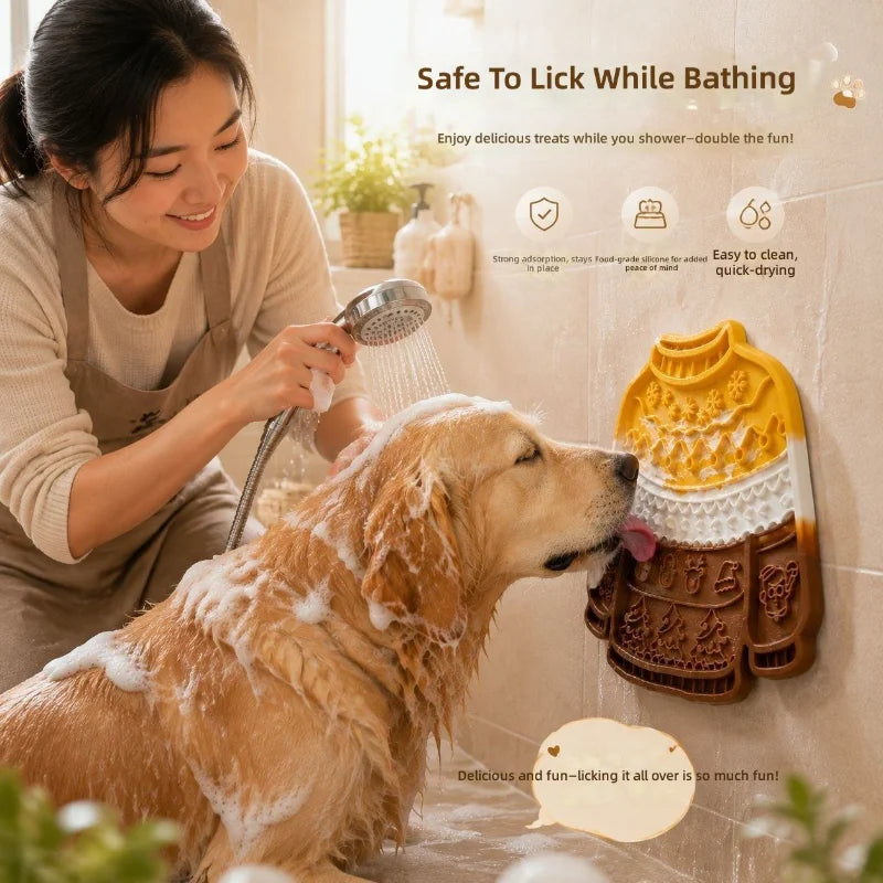Christmas Silicone Lick Mat for Dogs & Cats