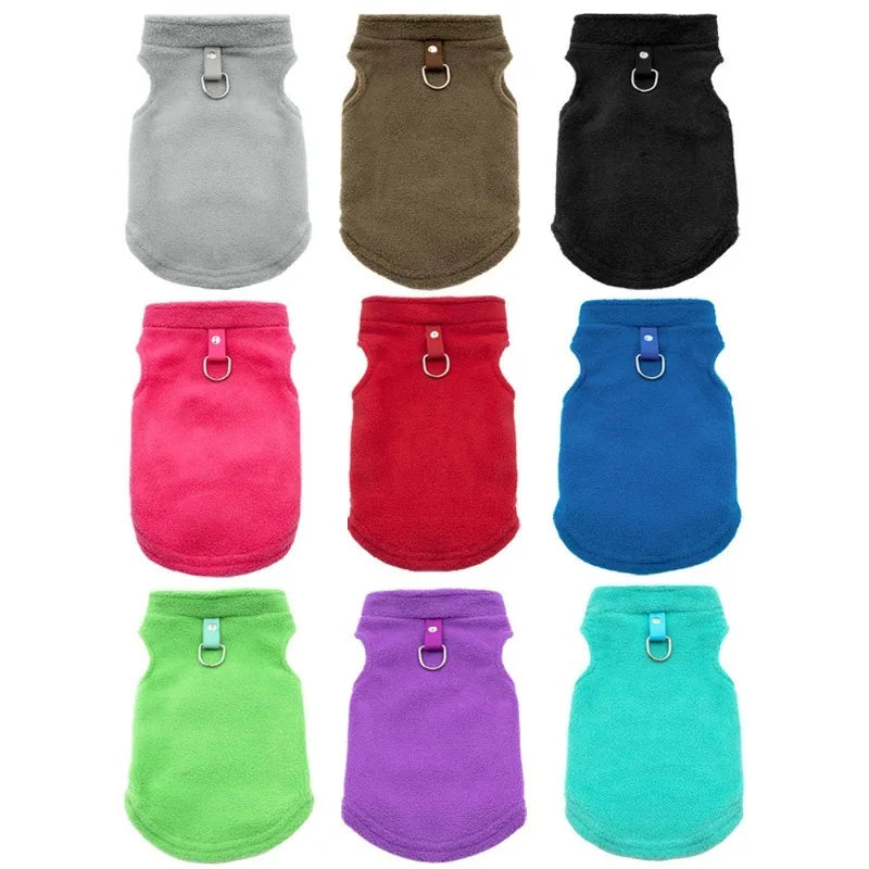 Gilet Polaire pour Petits Chiens et Chats | Manteau d'Hiver Chaud pour Chihuahuas et Bouledogues Français