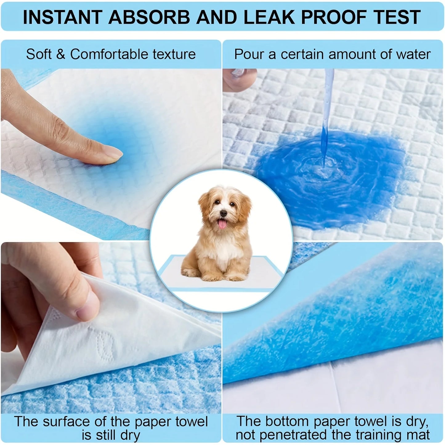 Alèses de propreté super absorbantes pour chiens - Épaisses (pack de 100/200)