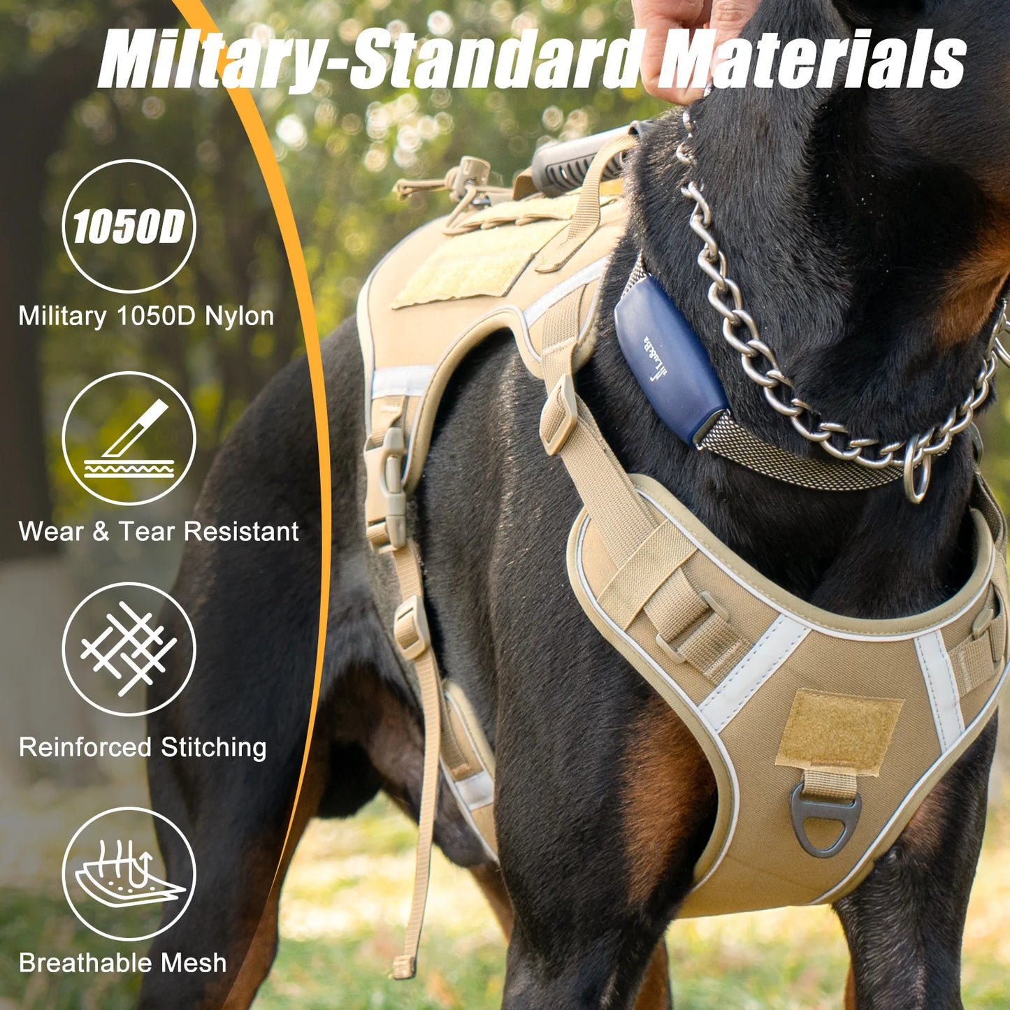 Tactical Dog Harness for Large Dogs