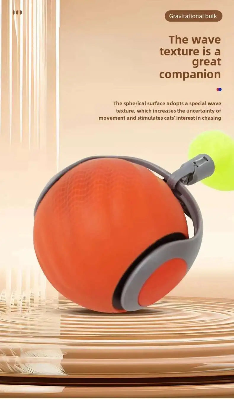 Smart Touch & Motion Activated Rolling Ball Toy for Cats & Dogs