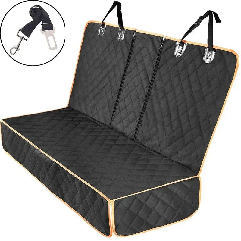 Waterproof Non-Slip Dog Car Seat Cover — Universal Rear Back Seat Protector