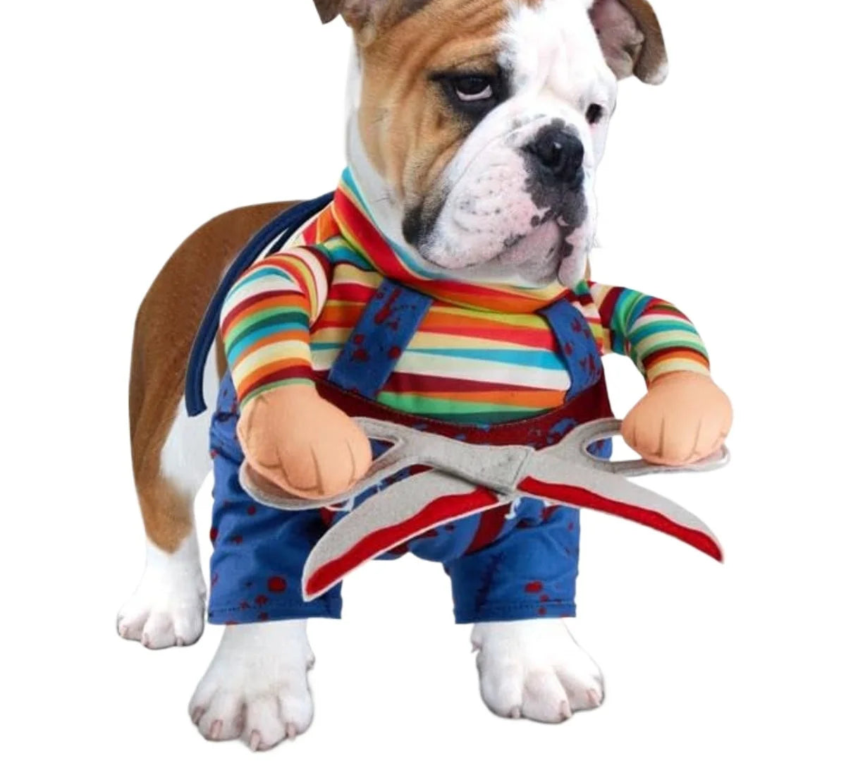 Halloween Pet Costume - Funny Scissors Doll Outfit for Cats & Dogs