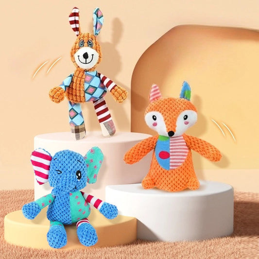 Squeaking Dog Toy for Teeth Grinding and Training