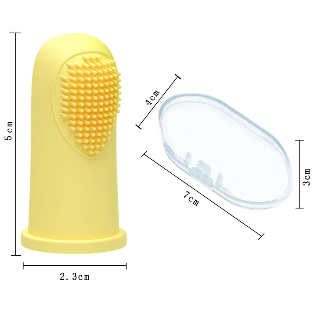 Dog Finger Toothbrush - Silicone Dental Care Toy for Small Dogs