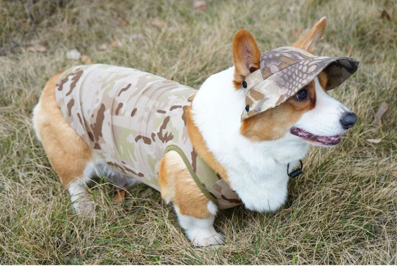 Mesh Cooling Vest & Sun Hat Set for Dogs
